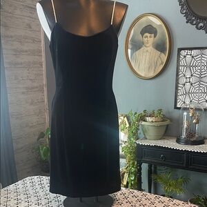 Bari Jay Black Mini Dress vintage